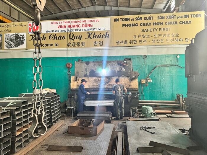 Vina Hoàng Dũng phân phối và gia công thép tấm Phú Mỹ